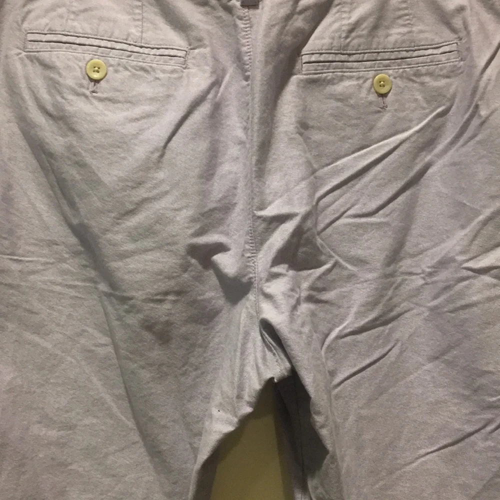 Banana Republic men 100% cotton Bermuda shorts lilac purple with pockets size 34